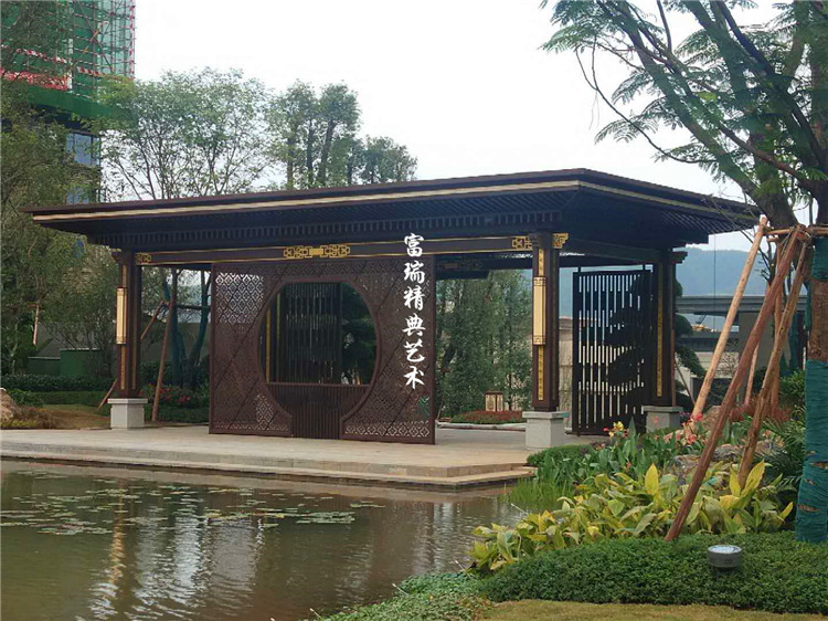不锈钢景观亭